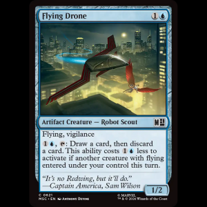 MTG Flying Drone Marvel Super Heroes Commander msc#621