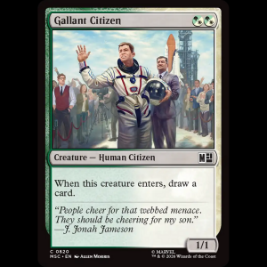 MTG Gallant Citizen Marvel Super Heroes Commander msc#820