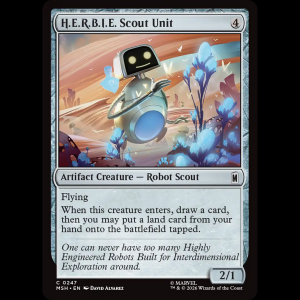 MTG H.E.R.B.I.E. Scout Unit Marvel Super Heroes msh#247