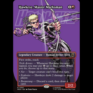 MTG Hawkeye, Master Marksman Marvel Super Heroes msh#367