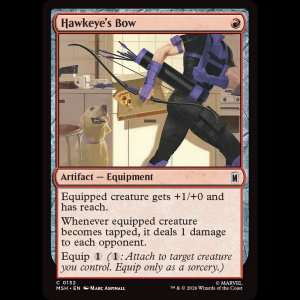 MTG Hawkeye's Bow Marvel Super Heroes msh#132