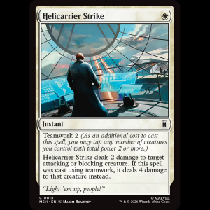 MTG Helicarrier Strike Marvel Super Heroes msh#15