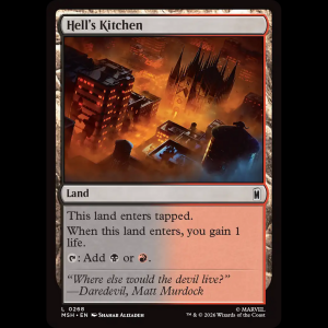 MTG Hell's Kitchen Marvel Super Heroes msh#268