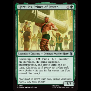 MTG Hercules, Prince of Power Marvel Super Heroes msh#171