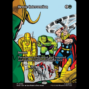 MTG Heroic Intervention Marvel Universe mar#80