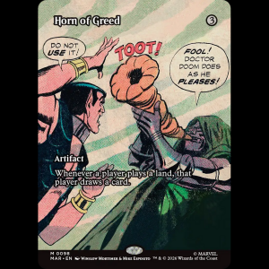 MTG Horn of Greed Marvel Universe mar#98