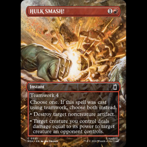 MTG HULK SMASH! Marvel Super Heroes msh#332