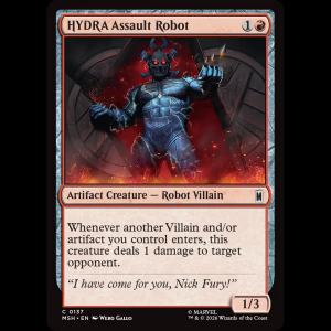 MTG HYDRA Assault Robot Marvel Super Heroes msh#137