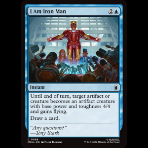 MTG I Am Iron Man Marvel Super Heroes msh#58