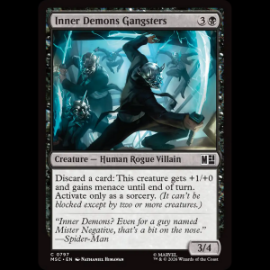 MTG Inner Demons Gangsters Marvel Super Heroes Commander msc#797
