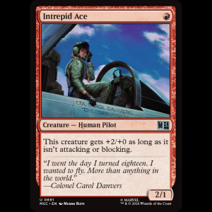 MTG Intrepid Ace Marvel Super Heroes Commander msc#691