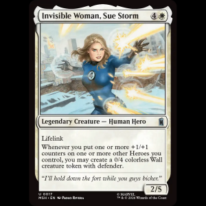 MTG Invisible Woman, Sue Storm Marvel Super Heroes msh#17