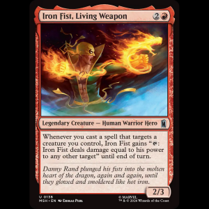 MTG Iron Fist, Living Weapon Marvel Super Heroes msh#138