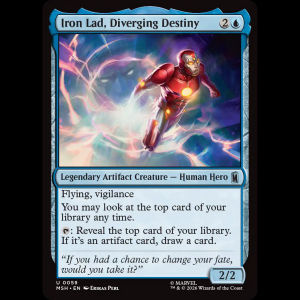 MTG Iron Lad, Diverging Destiny Marvel Super Heroes msh#59