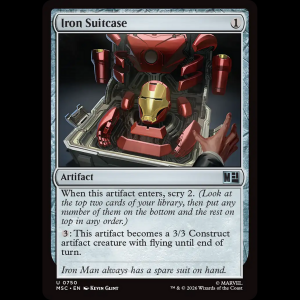 MTG Iron Suitcase Marvel Super Heroes Commander msc#750
