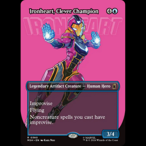 MTG Ironheart, Clever Champion Marvel Super Heroes msh#360