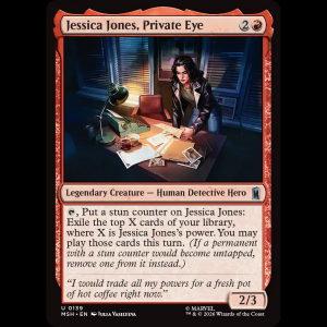 MTG Jessica Jones, Private Eye Marvel Super Heroes msh#139