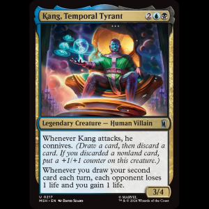 MTG Kang, Temporal Tyrant Marvel Super Heroes msh#217