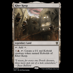 MTG Kher Keep Murders at Karlov Manor Commander mkc#270