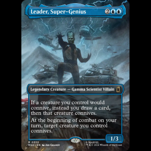 MTG Leader, Super-Genius Marvel Super Heroes msh#330
