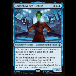 MTG Leader, Super-Genius Marvel Super Heroes msh#64