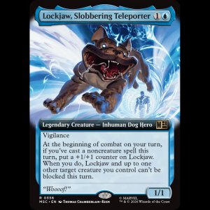 MTG Lockjaw, Slobbering Teleporter Marvel Super Heroes Commander msc#336