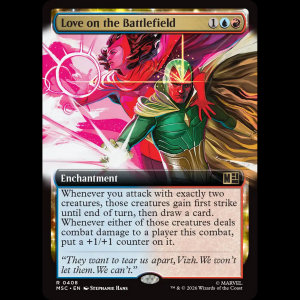MTG Love on the Battlefield Marvel Super Heroes Commander msc#408