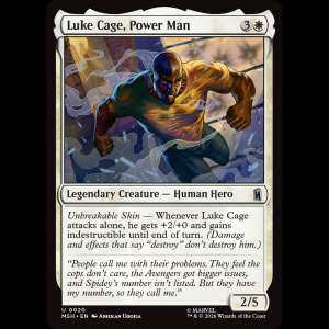 MTG Luke Cage, Power Man Marvel Super Heroes msh#20