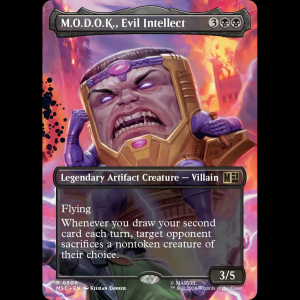 MTG M.O.D.O.K., Evil Intellect Marvel Super Heroes Commander msc#509