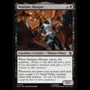 MTG Madame Masque Marvel Super Heroes msh#104