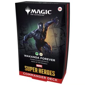 MTG Marvel Super Heroes Wakanda Commander Deck Ingles