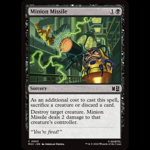 MTG Minion Missile Marvel Super Heroes Commander msc#663