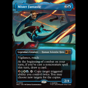 MTG Mister Fantastic Marvel Super Heroes Commander msc#2