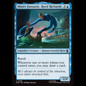 MTG Mister Fantastic, Reed Richards Marvel Super Heroes msh#66