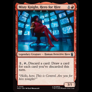 MTG Misty Knight, Hero for Hire Marvel Super Heroes msh#145