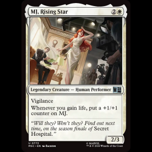 MTG MJ, Rising Star Marvel Super Heroes Commander msc#773