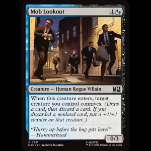 MTG Mob Lookout Marvel Super Heroes Commander msc#821