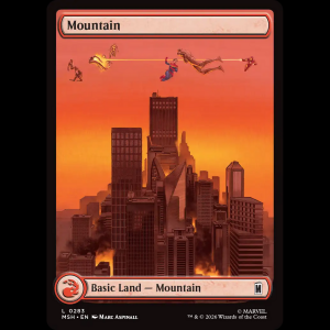 MTG Mountain Marvel Super Heroes msh#283