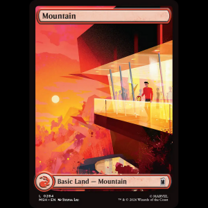 MTG Mountain Marvel Super Heroes msh#284
