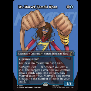 MTG Ms. Marvel, Kamala Khan Marvel Super Heroes msh#361