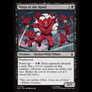 MTG Ninja of the Hand Marvel Super Heroes msh#108
