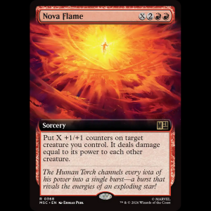 MTG Nova Flame Marvel Super Heroes Commander msc#368