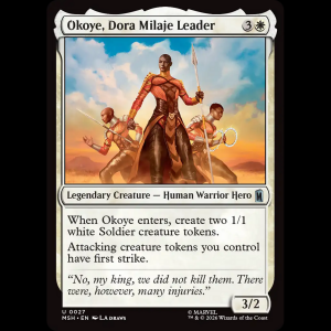 MTG Okoye, Dora Milaje Leader Marvel Super Heroes msh#27