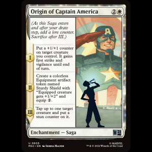 MTG Origin of Captain America Marvel Super Heroes Commander msc#605