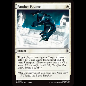 MTG Panther Pounce Marvel Super Heroes msh#29