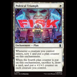 MTG Political Triumph Marvel Super Heroes msh#31