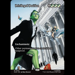 MTG Privileged Position Marvel Universe mar#92