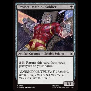 MTG Project Deathlok Soldier Marvel Super Heroes msh#109