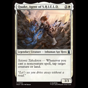 MTG Quake, Agent of S.H.I.E.L.D. Marvel Super Heroes msh#32