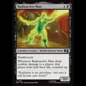 MTG Radioactive Man Marvel Super Heroes Commander msc#665